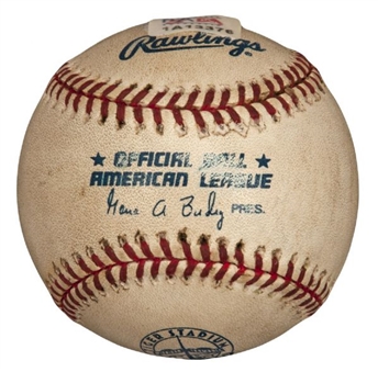 Game Used Baseball From Final Game at Tiger Stadium in 1999 (Tigers/PSA-DNA)
